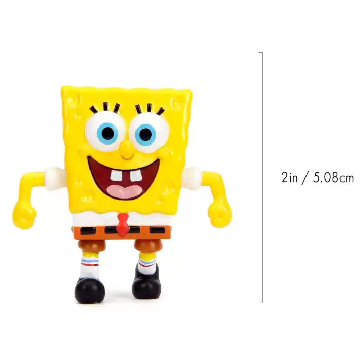 Jada Sünger Bob Squarepants 4lü Paket Döküm Figürler