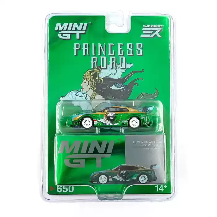 Mini GT x MIZU Diecast LB-Silhouette WORKS GT NISSAN 35GT-RR Ver.2 “PRINCESS RORO” - MGT00650