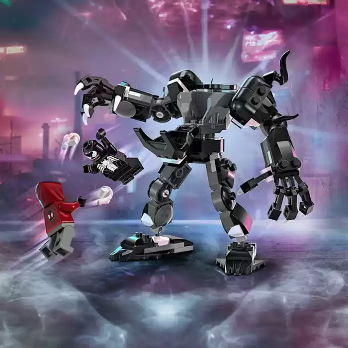 LEGO Marvel Venom Robot Zırhı Miles Morales’e Karşı - 76276