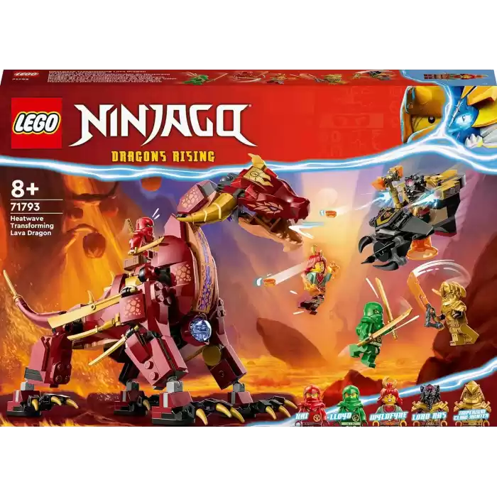 LEGO NINJAGO Heatwave Dönüşen Lav Ejderhası, 71793