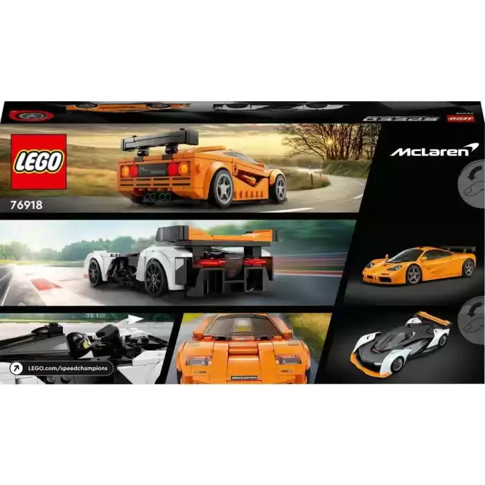 LEGO Speed Champions McLaren Solus GT ve McLaren F1 LM ,76918