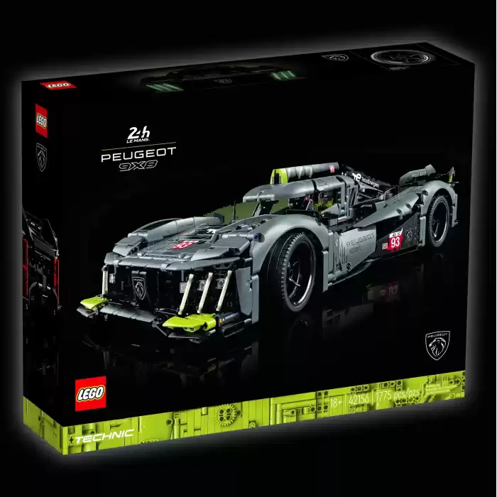 LEGO Technic PEUGEOT 9X8 24H Le Mans Hybrid Hypercar, 42156