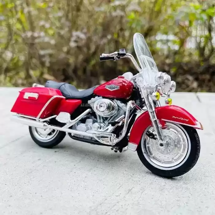 Maisto 1:18 Harley Davidson FLHR Road King 1999 Kırmızı