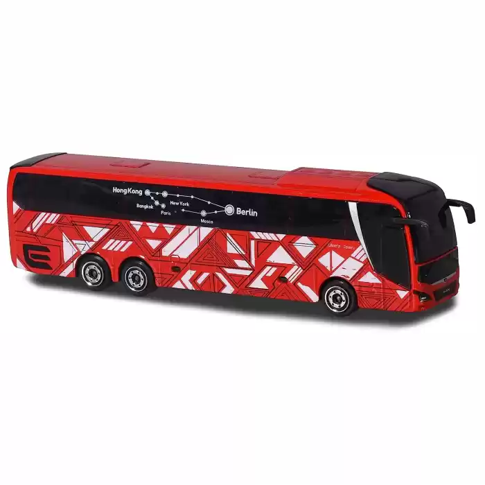 Majorette City Bus - MAN Lions Coach L - Hong Kong Berlin Kırmızı