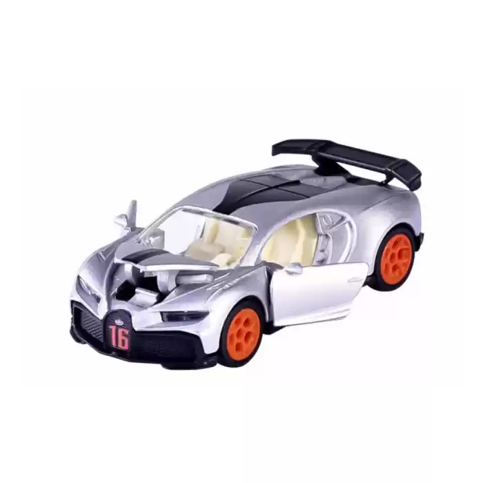 Majorette Deluxe Cars - Bugatti Chiron Pur Sport Silver