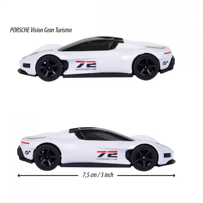 Majorette Deluxe Edition Porsche Vision Gran Turismo Gri - 3161