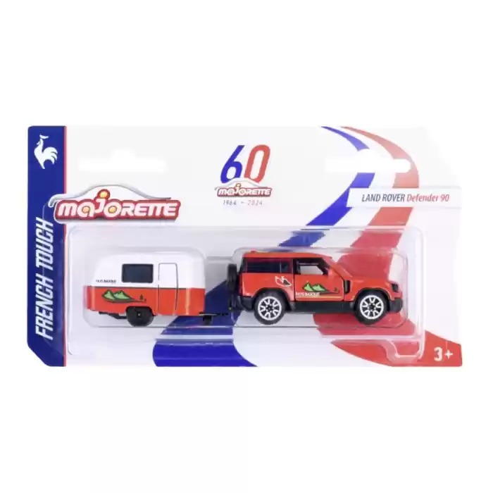 Majorette French Touch ERIBA Puck römorklu Land Rover Defender 90 - 212055014