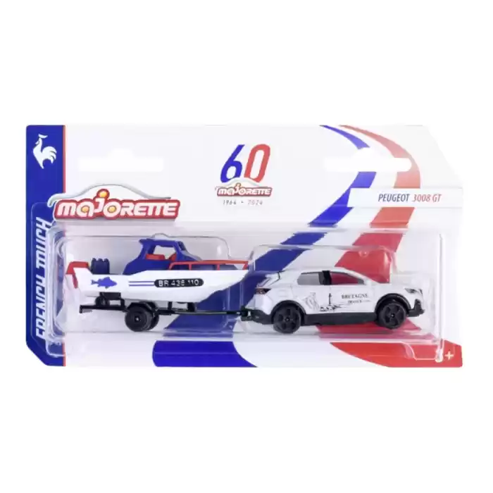 Majorette French Touch Peugeo 3008 GTt Trailer - 212055014