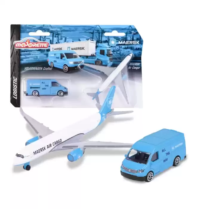 Majorette Lojistik Maersk - Air Cargo ve VW Crafter