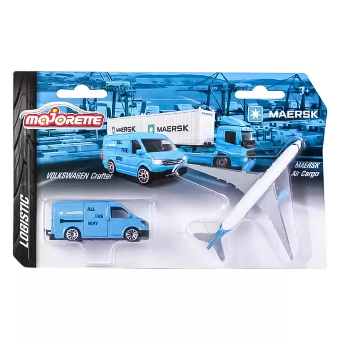 Majorette Lojistik Maersk - Air Cargo ve VW Crafter