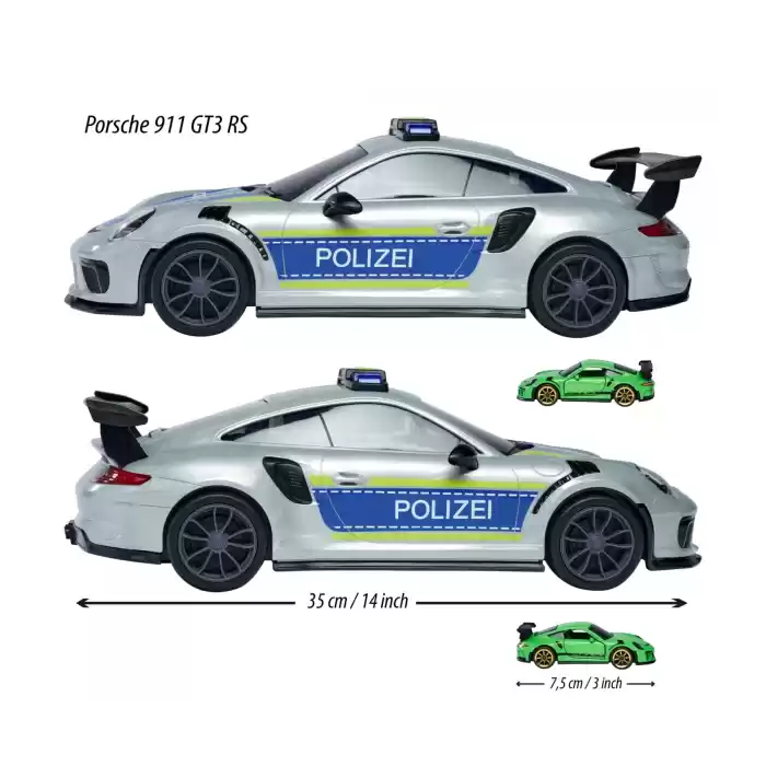 Majorette Porsche 911 GT3 RS Polis Araç Taşıma Arabası - 212058199038