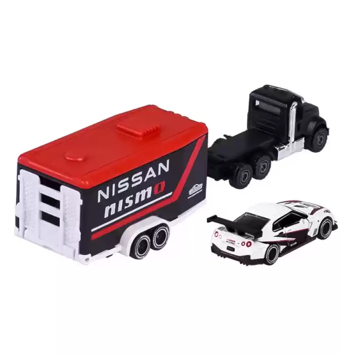 Majorette Race Trailer Mack Granite Nissan GT-R Nismo GT3 - 212053111