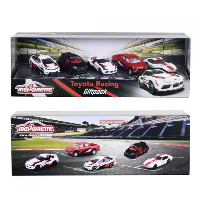 Majorette Toyota Racing 5 Pieces Giftpack - 212053189