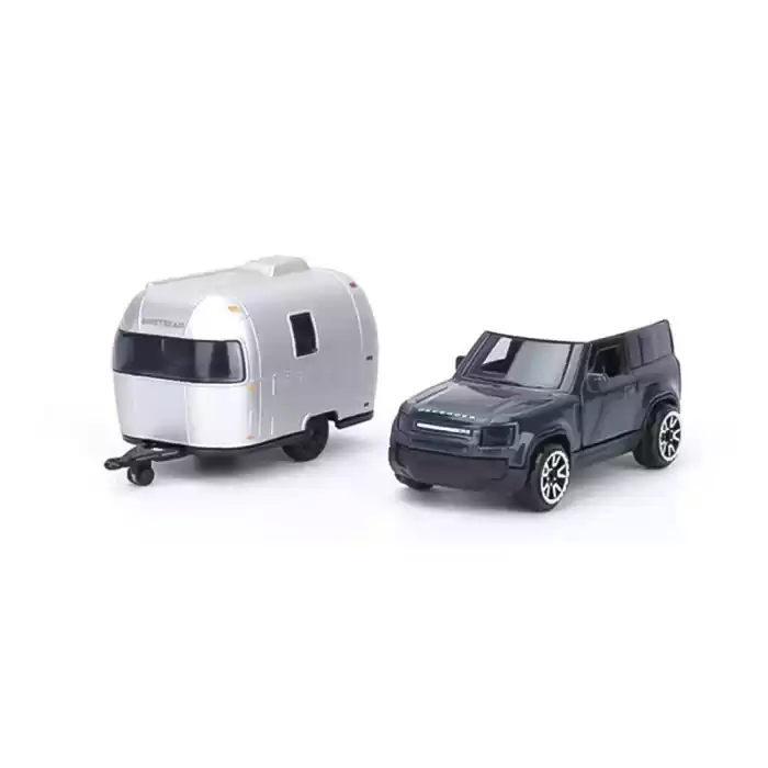 Majorette Trailer Land Rover Defender & Airstream Sport - 3154