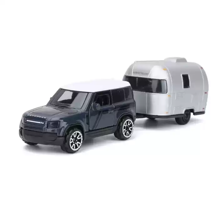 Majorette Trailer Land Rover Defender & Airstream Sport - 3154