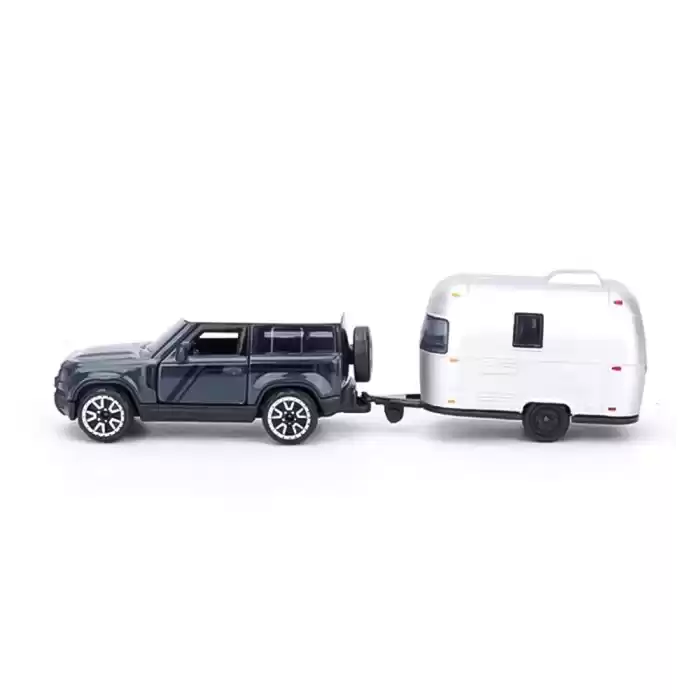 Majorette Trailer Land Rover Defender & Airstream Sport - 3154