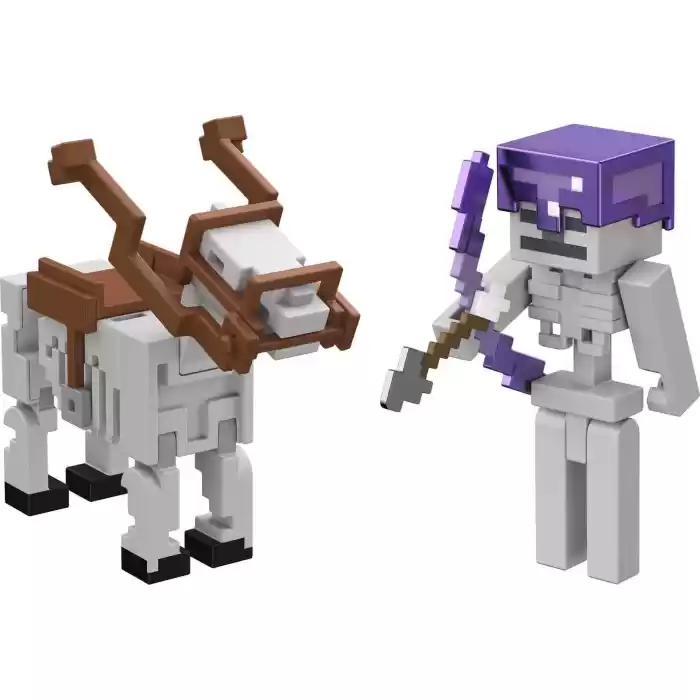 Minecraft Skeleton & Trap Horse - İkili Figür Seti HMD60