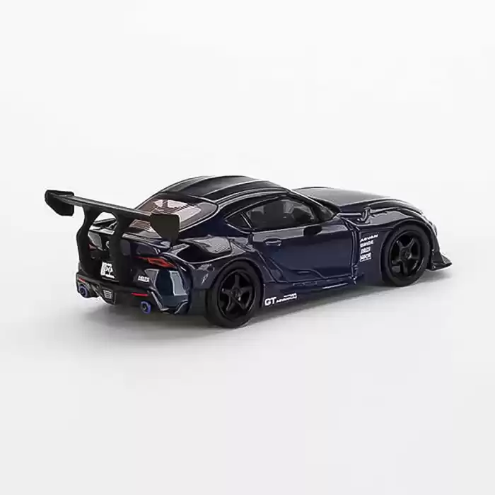 Mini GT 1/64 HKS Toyota GR Supra (A90) Downshift Blue MGT00368