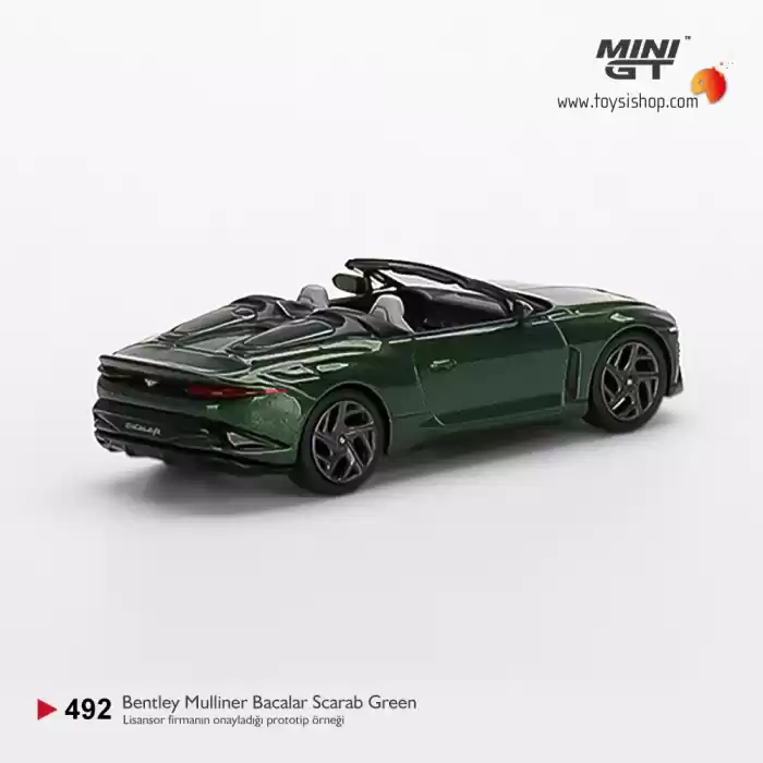 Mini GT Bentley Mulliner Bacalar Scarab Green - 492