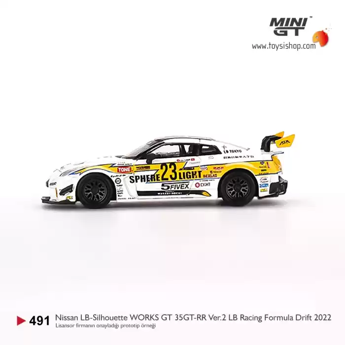 Mini GT Nissan LB-Silhouette WORKS GT 35GT-RR Ver.2 LB Racing Formula Drift 2022 - 491