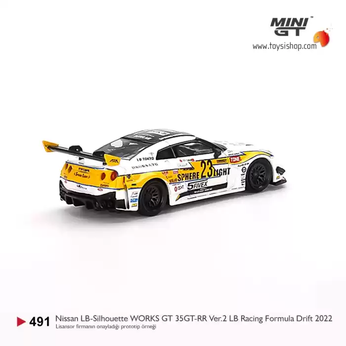 Mini GT Nissan LB-Silhouette WORKS GT 35GT-RR Ver.2 LB Racing Formula Drift 2022 - 491