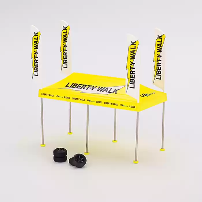 Mini GT Paddock Service Tent Set - LB Racing - MGTAC31