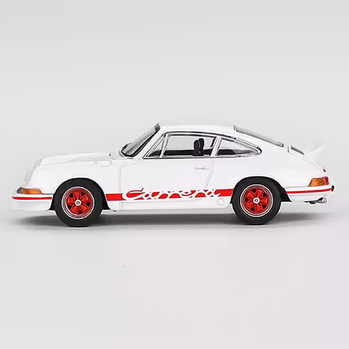 Mini GT Porsche 911 Carrera RS 2.7 Grand Prix White with Red Livery - MGT00612