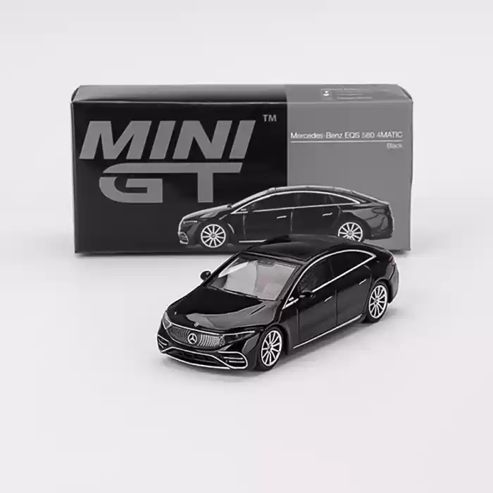 Mini GT Mercedes-Benz EQS 580 4MATIC Black- MGT00694