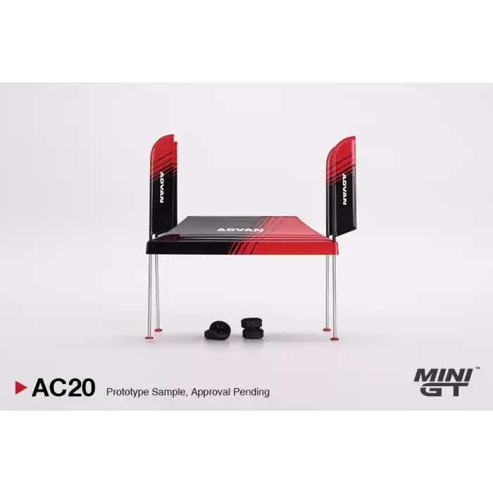 Mini GT Paddock Service Tent Set - ADVAN - MGTAC20