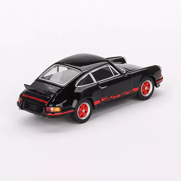 Mini GT Porsche 911 Carrera RS 2.7 Black with Red Livery - MGT00688