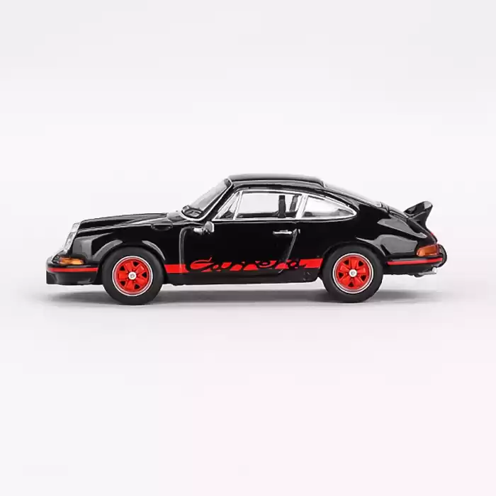 Mini GT Porsche 911 Carrera RS 2.7 Black with Red Livery - MGT00688