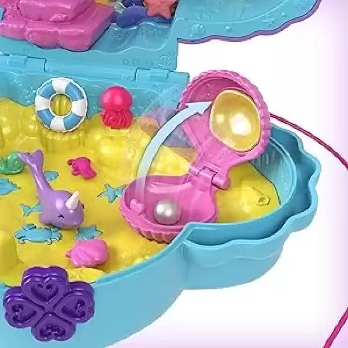 Polly Pocket 2si 1 Arada Babam ve Ben Denizatı Giyilebilir Çanta , HWP03