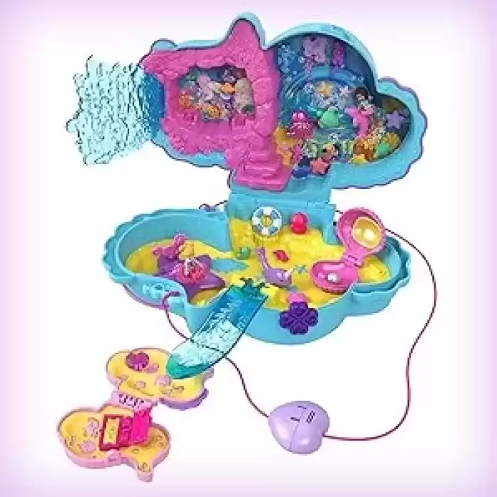 Polly Pocket 2si 1 Arada Babam ve Ben Denizatı Giyilebilir Çanta , HWP03