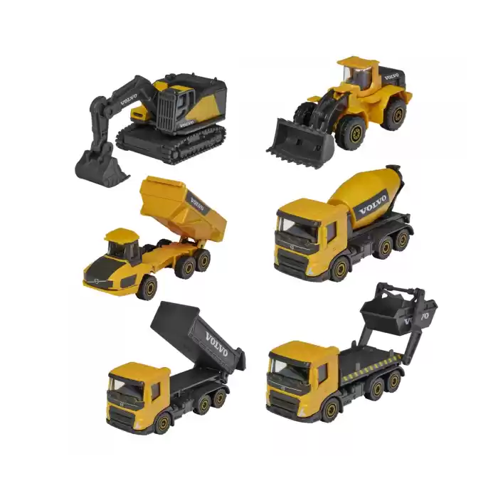 Majorette Volvo Construction 6lı Set