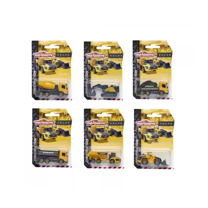 Majorette Volvo Construction 6lı Set