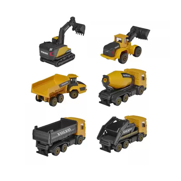 Majorette Volvo Construction 6lı Set