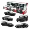 Majorette 212053174 Black Edition 5li Giftpack Model Arabalar