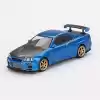 MINI GT: 1/64 Nissan Skyline GT-R (R34) Top Secret Bayside Blue- MGT00531