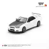 Mini GT Nissan Skyline GT-R (R34) V-Spec II N1 White- 501