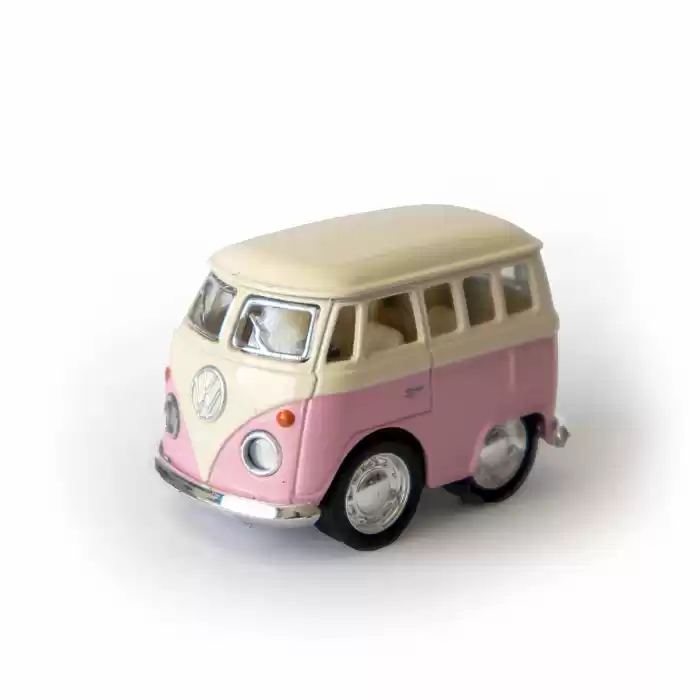 Die Cast Metal Volkswagen Little Van Oyuncak Minübüs 4.5 CM