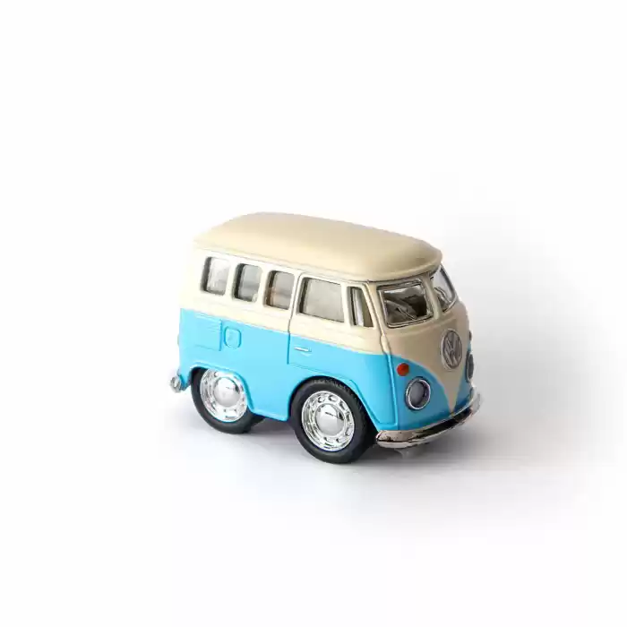 Die Cast Metal Volkswagen Little Van Oyuncak Minübüs 4.5 CM