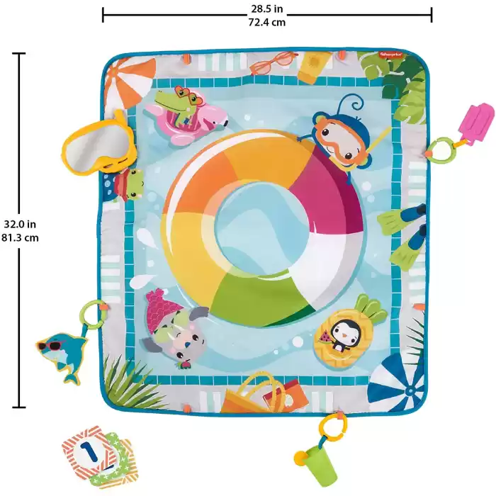 Fisher Price Havuz Keyfi Oyun Minderi GRR44