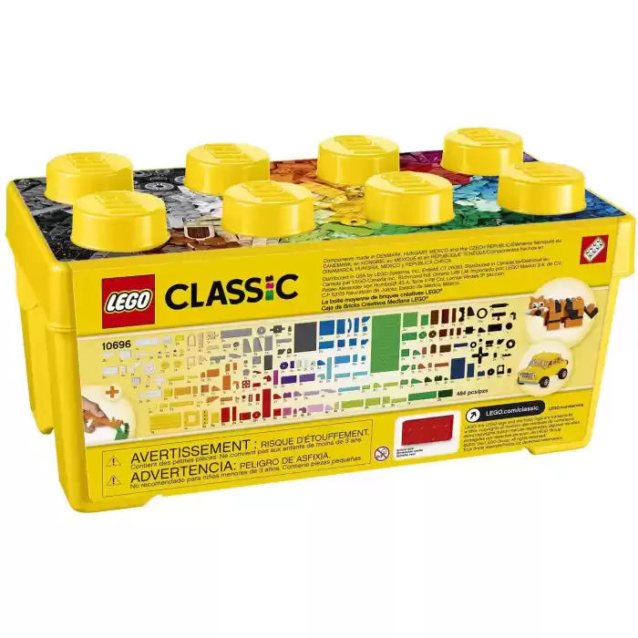 LEGO Classic Orta Boy Yaratıcı Parçalar Yapım Kutusu 10696