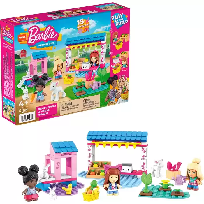 Mega Bloks Barbie Market Seti