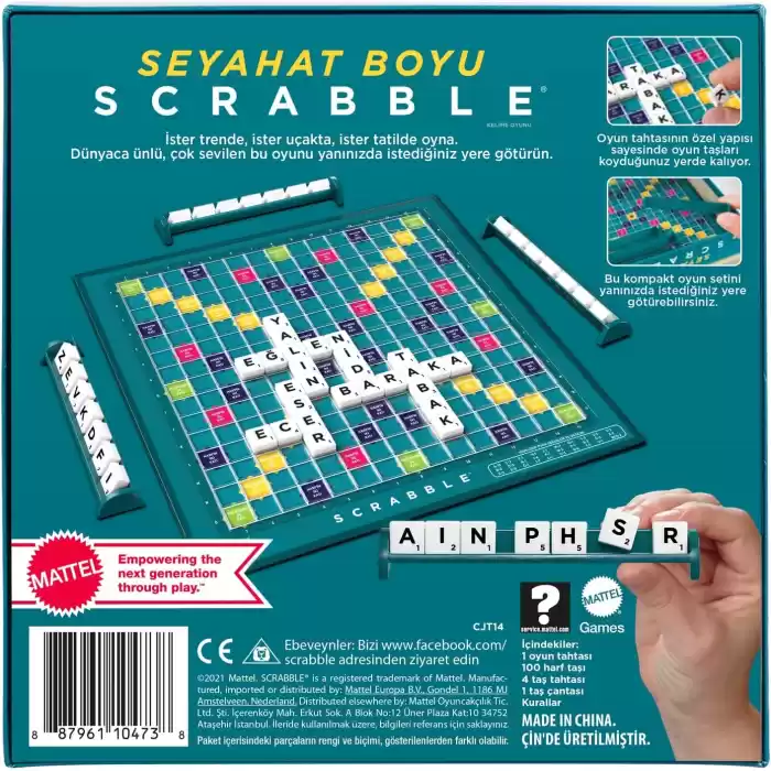 Scrabble Seyahat Boyu - Türkçe