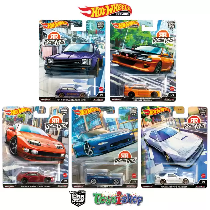 Hot Wheels Premium Car Culture Ronin Run 5 Araçlık Set