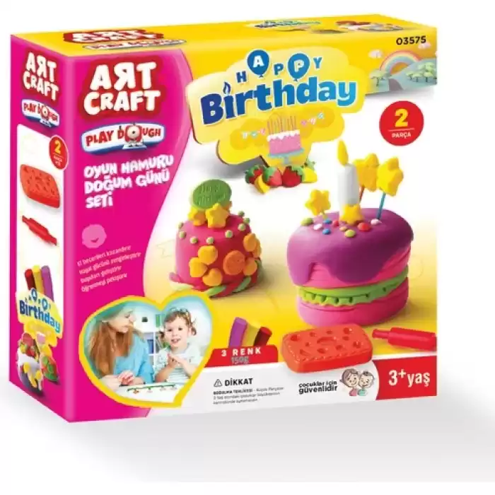 Art Craft Doğum Günü Hamur Seti