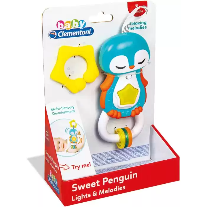 Baby Clementoni İnteraktif Penguen Çıngırak - 17331