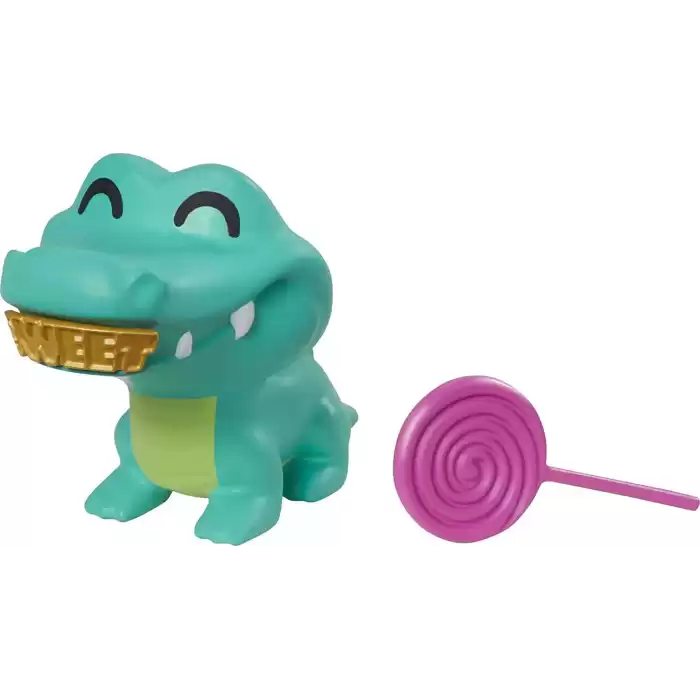 Barbie Extra Renkli Elbiseli Bebek ve Hayvan Arkadaşı Timsah (GYJ78)