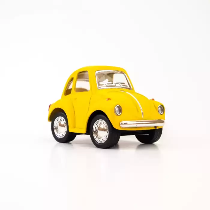 Die Cast Metal Little Beetle Oyuncak 4.5 CM - Mat Renk